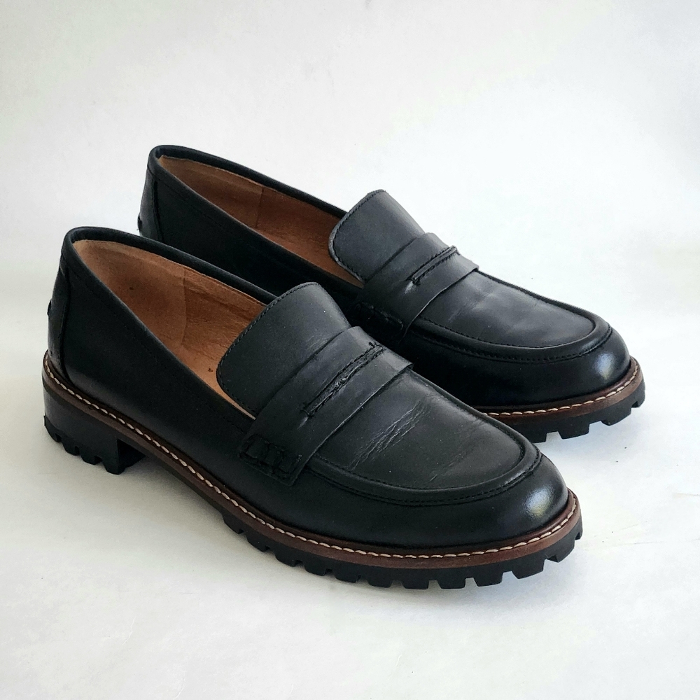 Madewell Corinne Lugsole Loafer Women's  7.5 Black